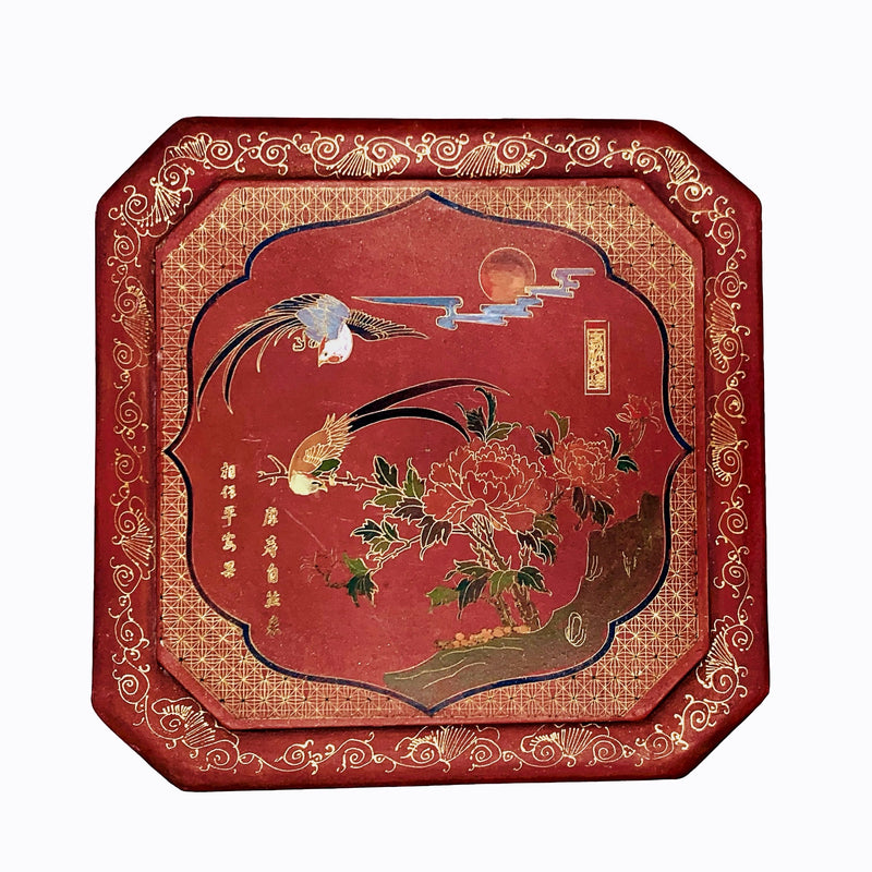 Decorative Red Lacquer Box