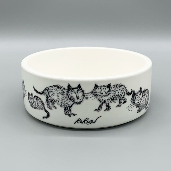 Cat Bowl - Edward Koren