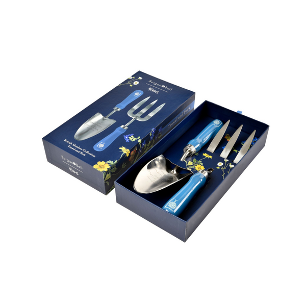 British Meadow Trowel and Fork Set